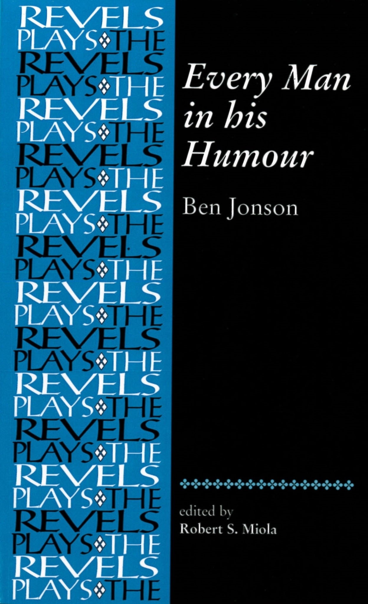 Cover image for Every Man In His Humour ISBN 9780719078262